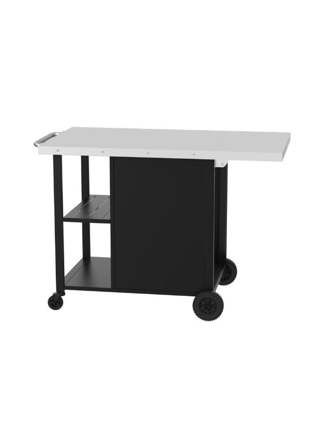 MASTER COOK Outdoor Grilling Prep Station Black and Silver 23 x 72 x 92 cm SRCPS23005C - Image 1